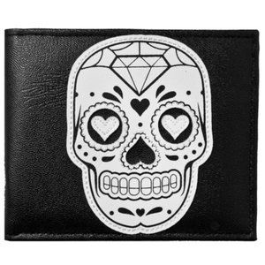 Black Sugar Skull Wallet